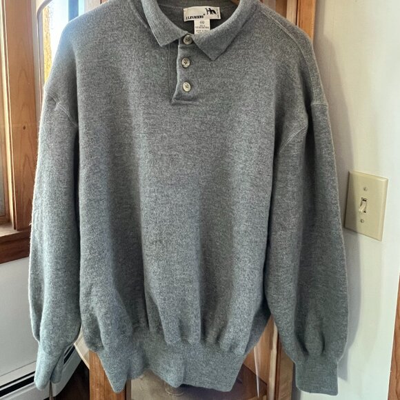 Men’s three button crew neck with collar - Picture 1 of 7
